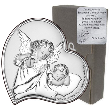 Obrazek srebrny Aniołek Twój Anioł Stróż DS18